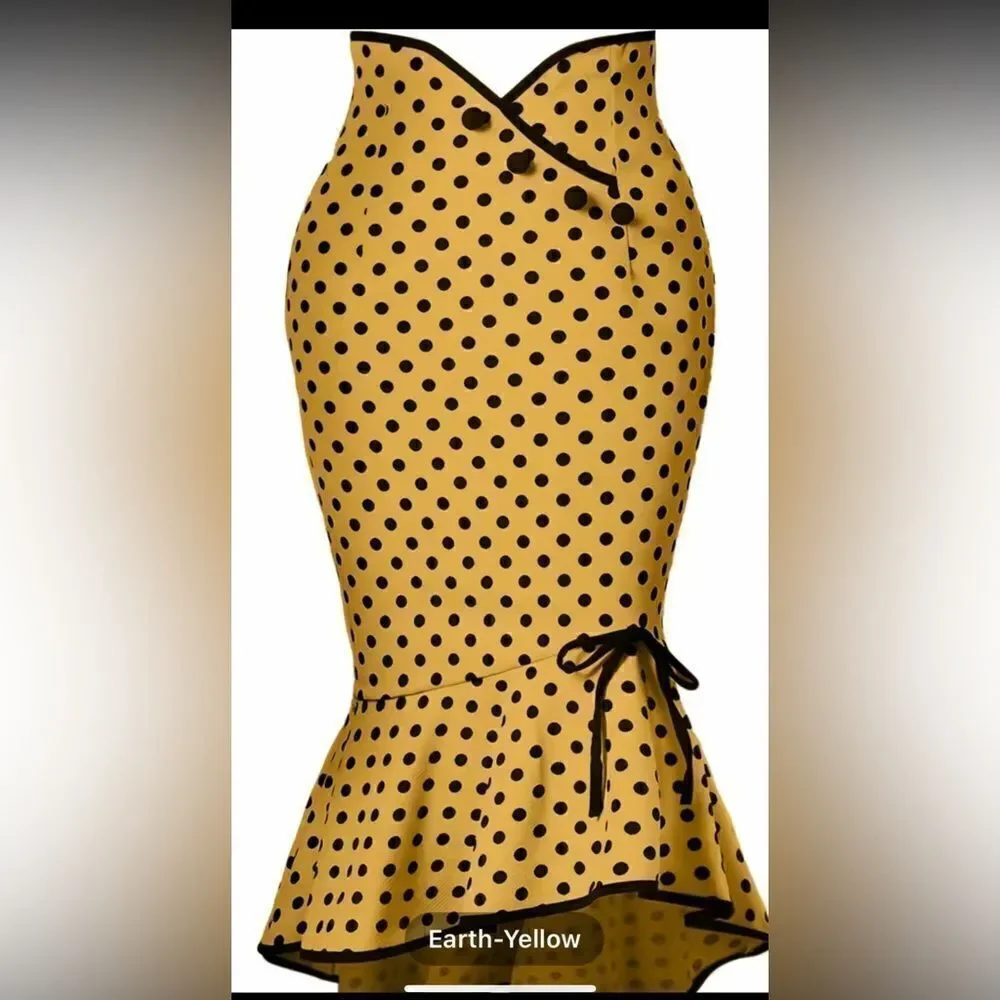 Polkadot skirts can also be worn as a top or dress have in a few colors